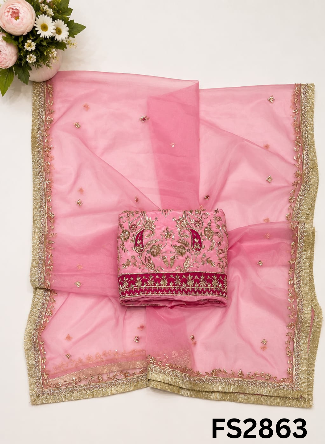 FS2863 | Silk Suit | Wedding | Party Wear | Ring Ceremony | Festival Suit | Allover suit