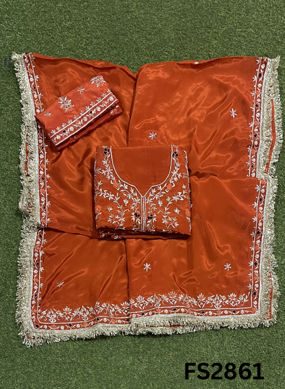 FS2861 | Silk Suit | Wedding | Party Wear | Ring Ceremony | Festival Suit | Allover suit