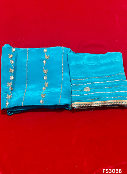 FS3058 | Silk Suit | Wedding | Party Wear | Ring Ceremony | Festival Suit | Allover suit