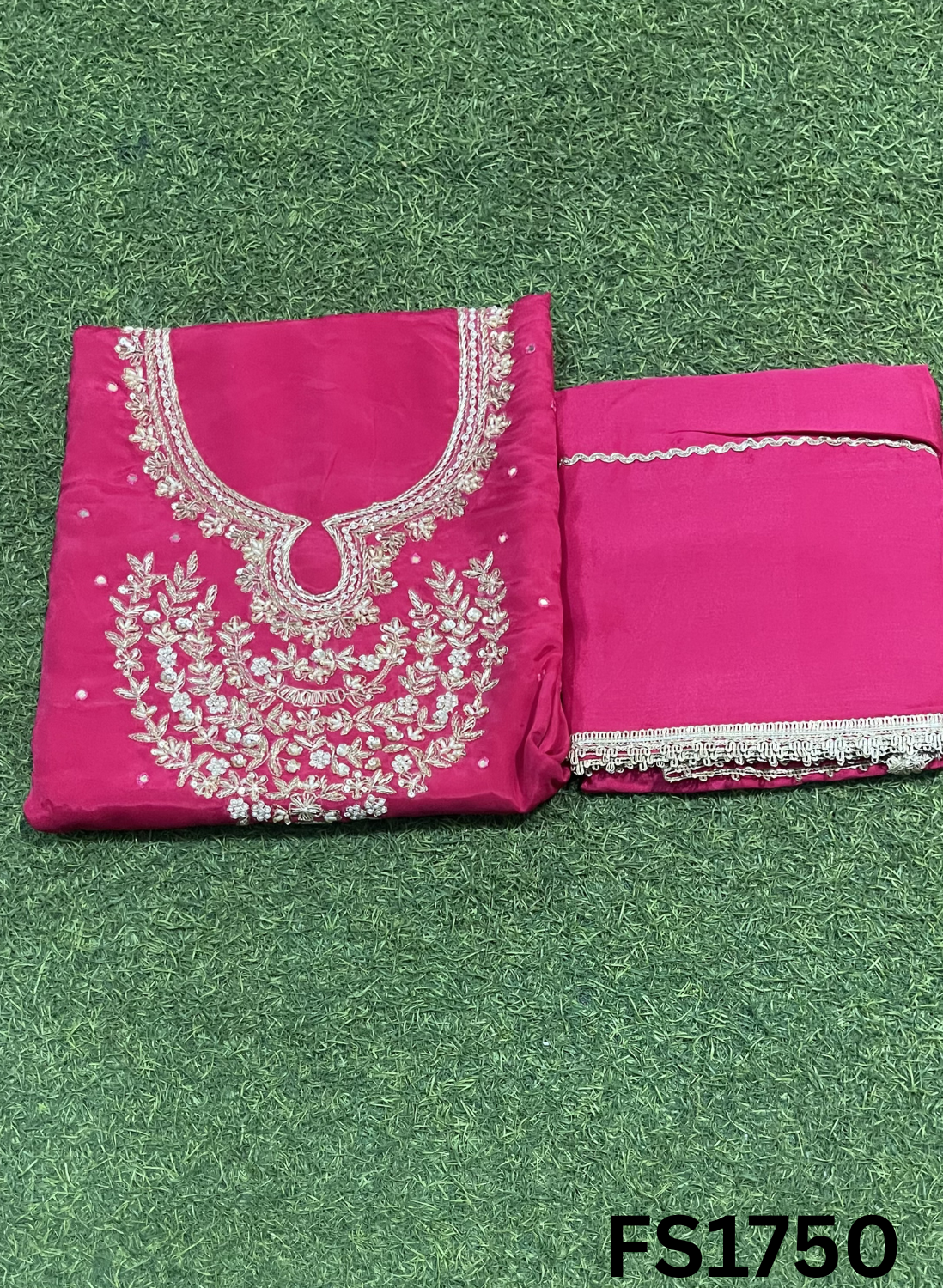FS1750  | Silk Suit | Wedding | Party Wear | Ring Ceremony | Festival Suit | Allover suit