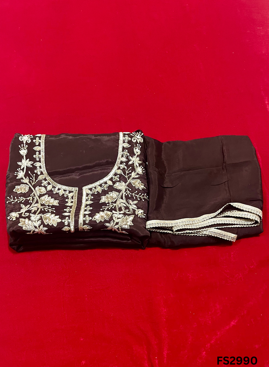 FS2990 |Silk Suit | Wedding | Party Wear | Ring Ceremony | Festival Suit | Allover suit