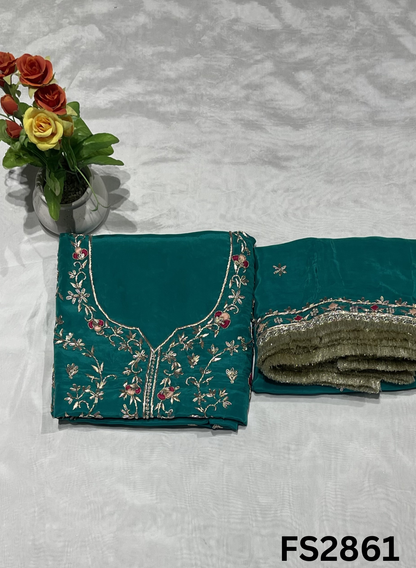 FS2861 | Silk Suit | Wedding | Party Wear | Ring Ceremony | Festival Suit | Allover suit