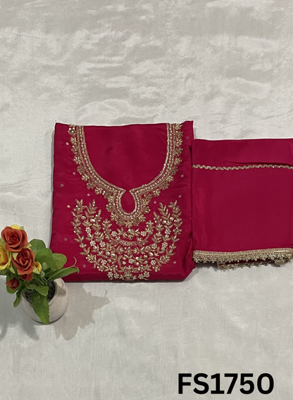 FS1750  | Silk Suit | Wedding | Party Wear | Ring Ceremony | Festival Suit | Allover suit