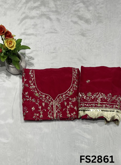 FS2861 | Silk Suit | Wedding | Party Wear | Ring Ceremony | Festival Suit | Allover suit