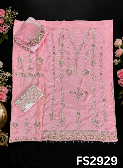 FS2929 | Silk Suit | Wedding | Party Wear | Ring Ceremony | Festival Suit | Contrast suit