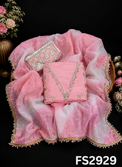 FS2929 | Silk Suit | Wedding | Party Wear | Ring Ceremony | Festival Suit | Contrast suit