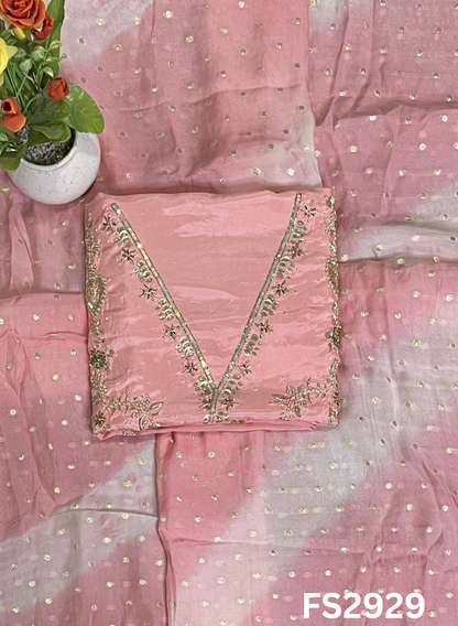 FS2929 | Silk Suit | Wedding | Party Wear | Ring Ceremony | Festival Suit | Contrast suit