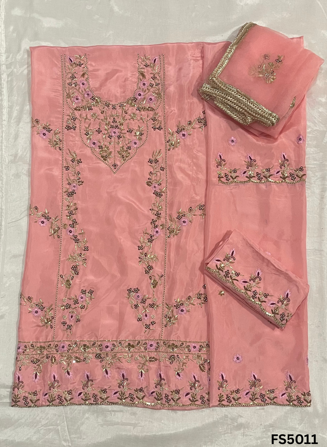 FS5011 | Silk Suit | Wedding | Party Wear | Ring Ceremony | Festival Suit |