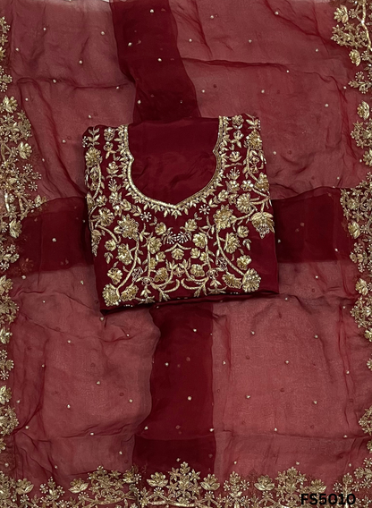 FS5010 | Silk Suit | Wedding | Party Wear | Ring Ceremony | Festival Suit |