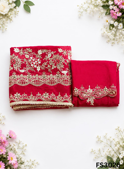 FS3026  | Silk Suit | Wedding | Party Wear | Ring Ceremony | Festival Suit |