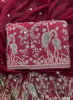 FS173 |  Mehroon | Silk Suit | Wedding | Party Wear | Ring Ceremony | Festival Suit | Allover suit