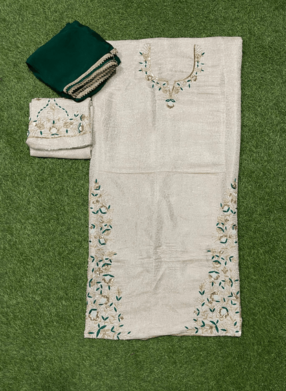 Banarsi Silk Suit | Party Wear | Wedding | Ring Ceremony | Festival | Bridal| FS244