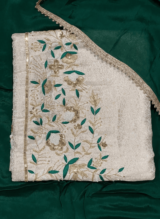 Banarsi Silk Suit | Party Wear | Wedding | Ring Ceremony | Festival | Bridal| FS184