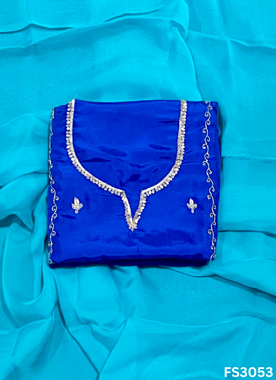FS3053 | Silk |  Wedding | Party Wear | Ring Ceremony | Festival Suit  | Contrast |