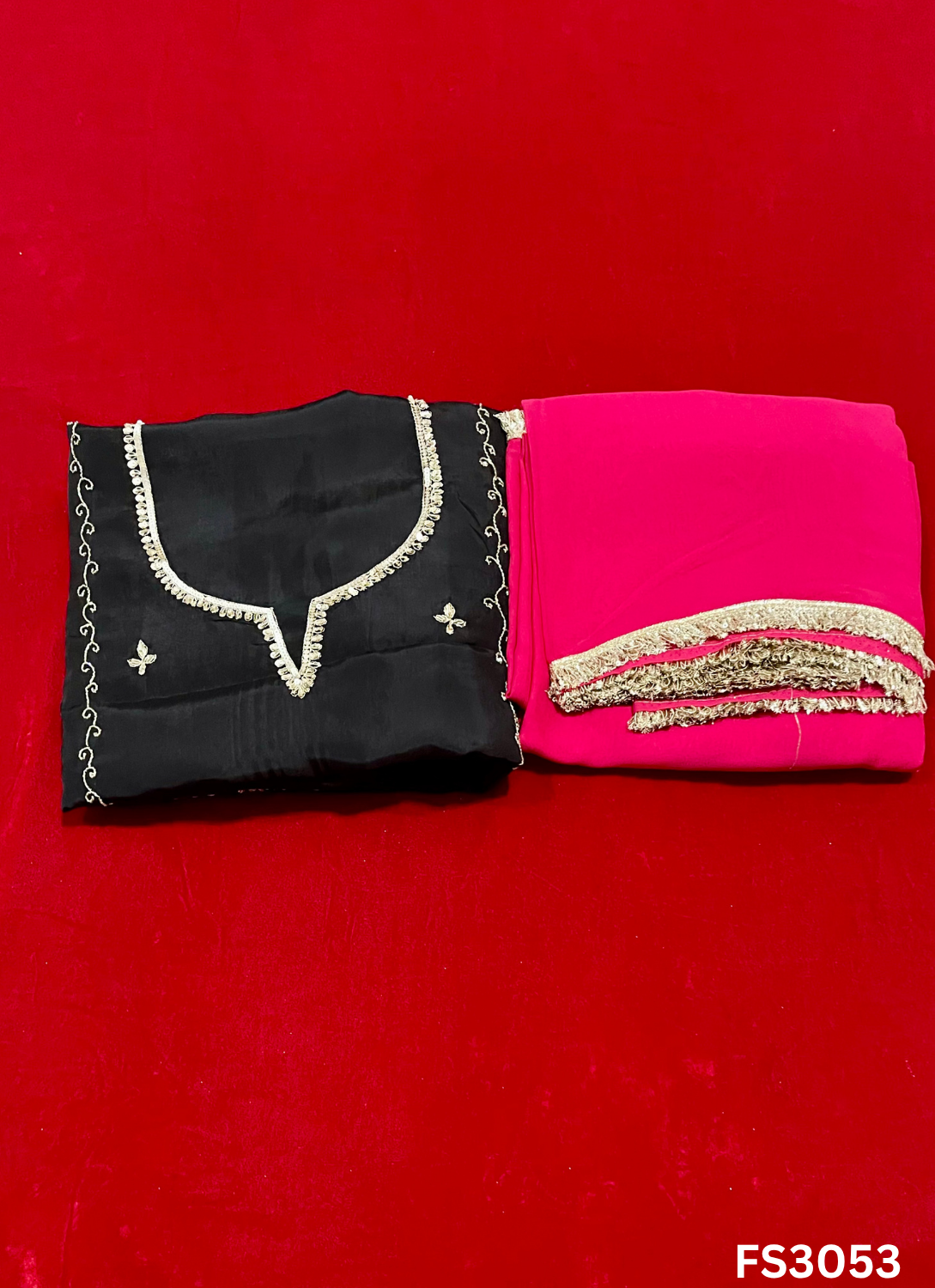 FS3053 | Silk |  Wedding | Party Wear | Ring Ceremony | Festival Suit  | Contrast |