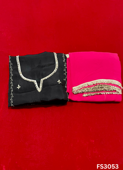 FS3053 | Silk |  Wedding | Party Wear | Ring Ceremony | Festival Suit  | Contrast |