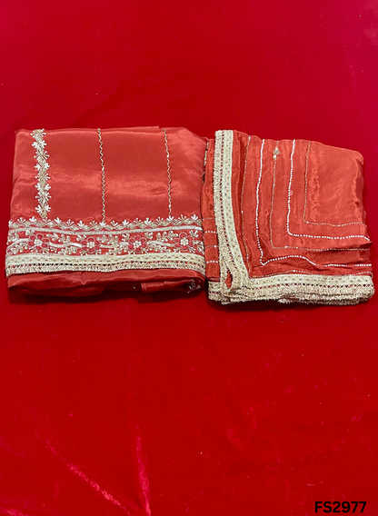 FS2977 | Silk Suit | Wedding | Party Wear | Ring Ceremony | Festival Suit | Allover suit