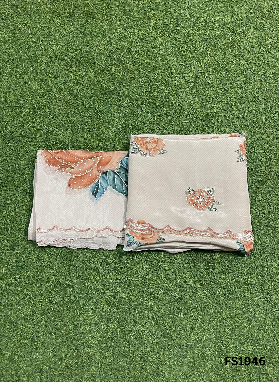 FS1946 | Levender | Silk | Party Wear | Wedding | Jaggo | Ring Ceremony | Festival