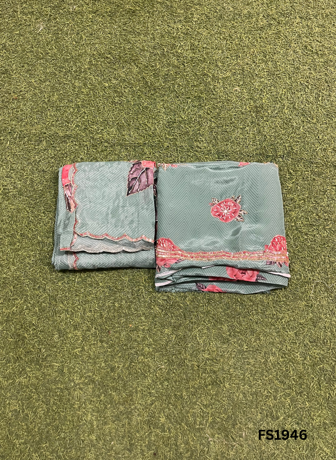 FS1946 | Levender | Silk | Party Wear | Wedding | Jaggo | Ring Ceremony | Festival