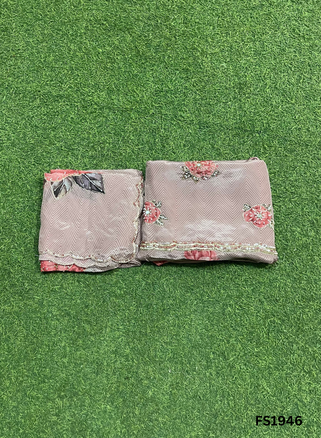 FS1946 | Levender | Silk | Party Wear | Wedding | Jaggo | Ring Ceremony | Festival