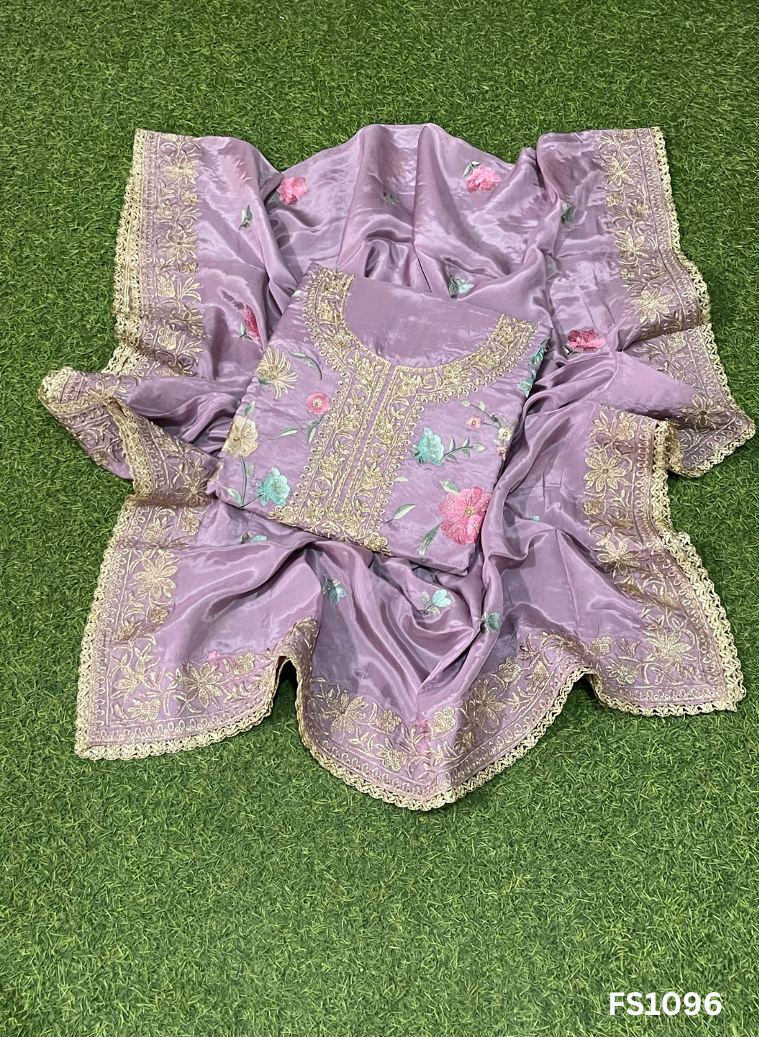 FS1096 | Tabi-Silk | Suit | Wedding | Party Wear | Ring Ceremony | Festival Suit | Allover suit |