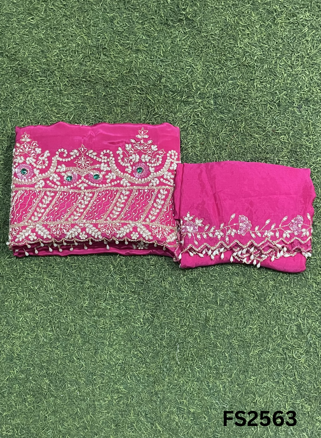 FS2563 | MEHROON  |Tebi-Silk | Suit | Wedding | Party Wear | Ring Ceremony | Festival Suit | Allover suit |