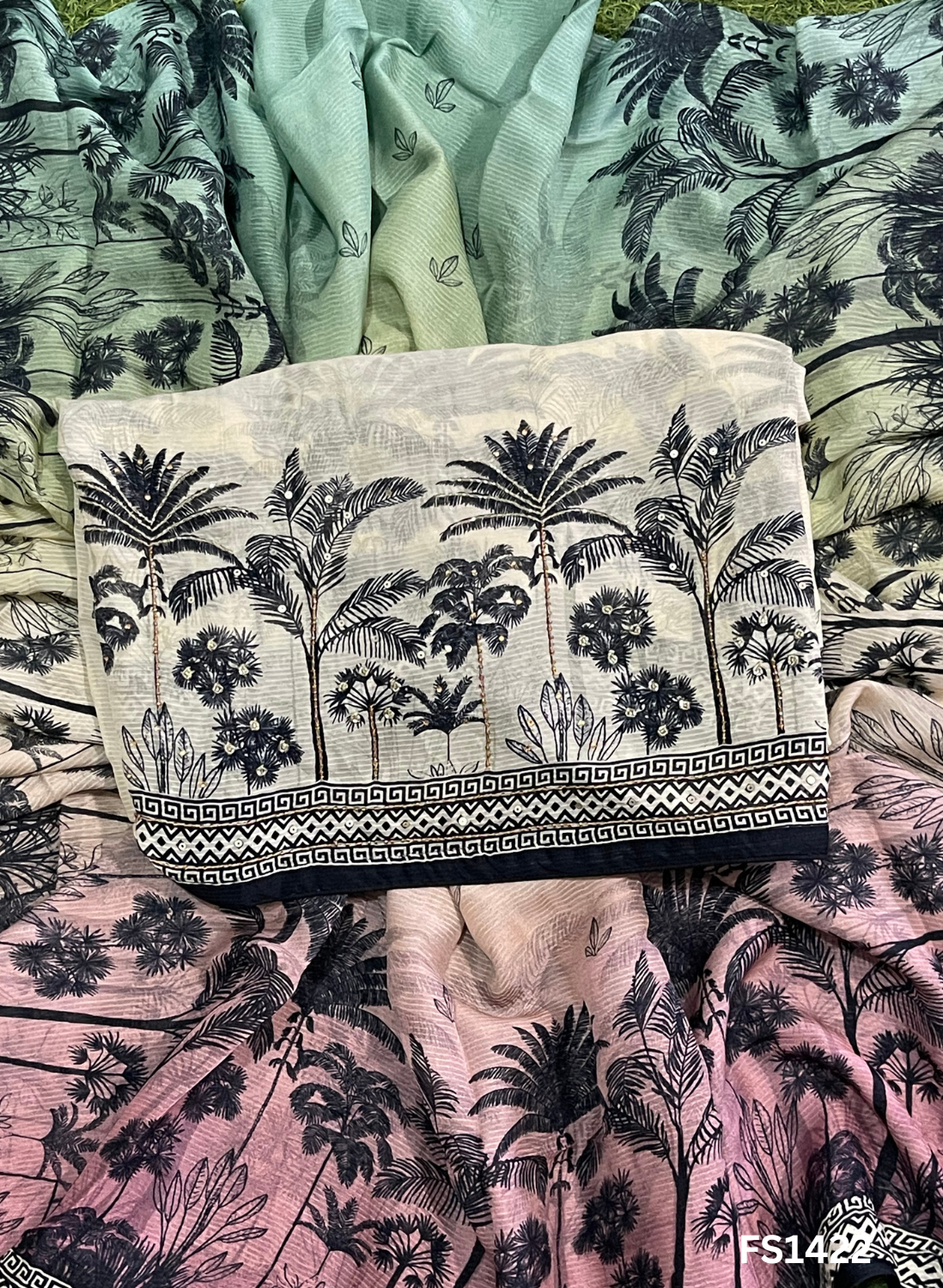 FS1422 | Tebi-Silk | Suit | Wedding | Party Wear | Ring Ceremony | Festival Suit | Allover suit |&nbsp;