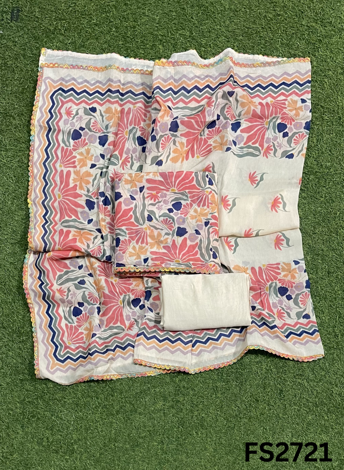 FS2721 | Tebi Muslin Cotton Suit | Casual wear | Summer Suits | Regular wear