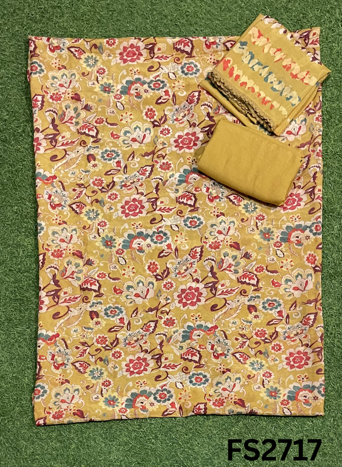 FS2717 | Tebi Muslin Cotton Suit | Casual wear | Summer Suits | Regular wear