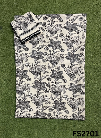 FS2701 | Tebi Muslin Cotton Suit | Casual wear | Summer Suits | Regular  wear