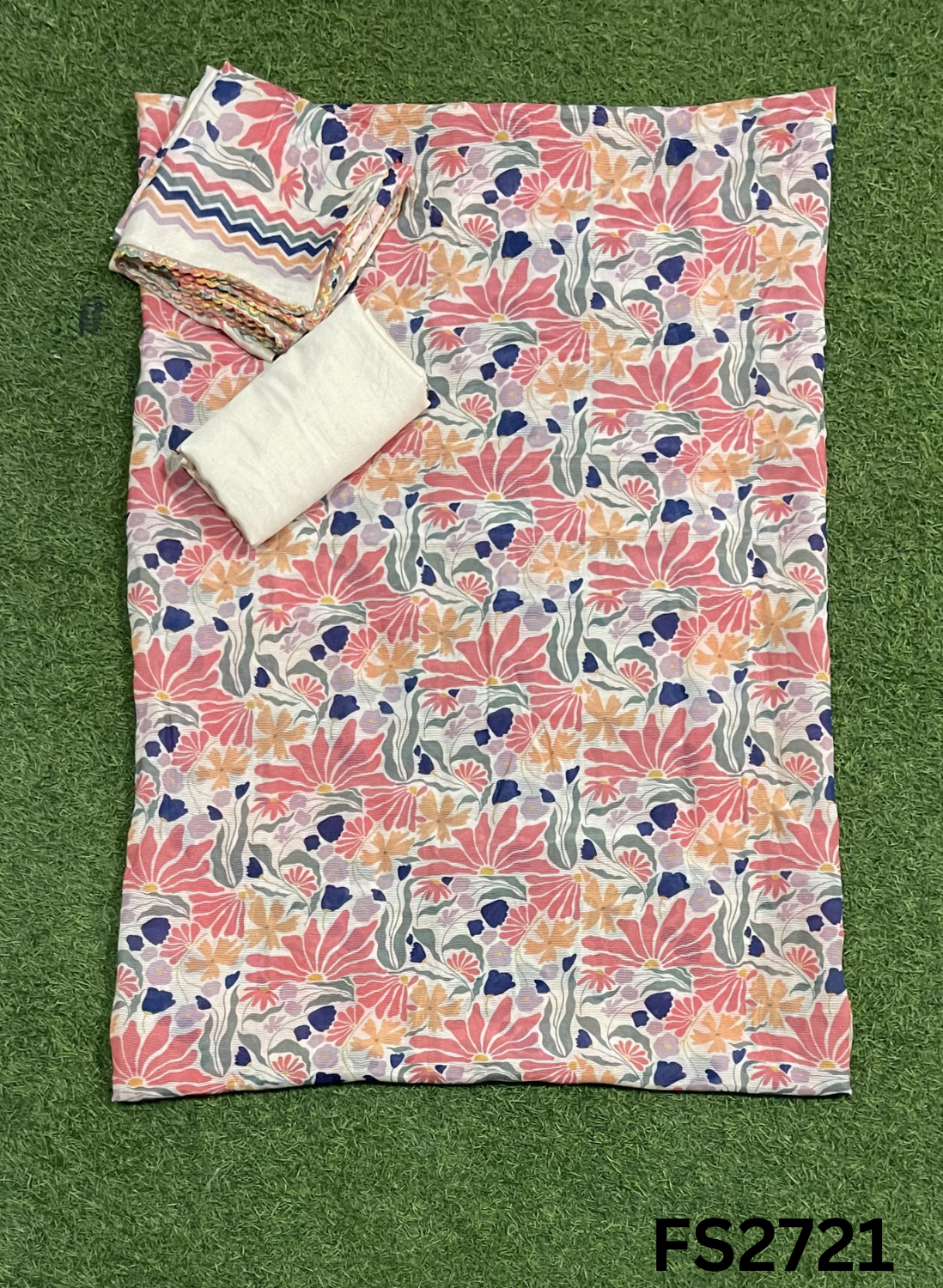 FS2721 | Tebi Muslin Cotton Suit | Casual wear | Summer Suits | Regular wear