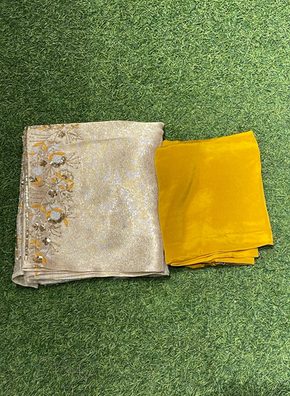 FS244 | Banarsi Silk Suit | Party Wear | Wedding | Ring Ceremony | Festival | Bridal|  F9GAAA