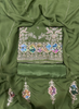FS320 | Mehandi Organza Suit | Party Wear | Wedding | Jaggo | Ring Ceremony | Festival| F9HAAA