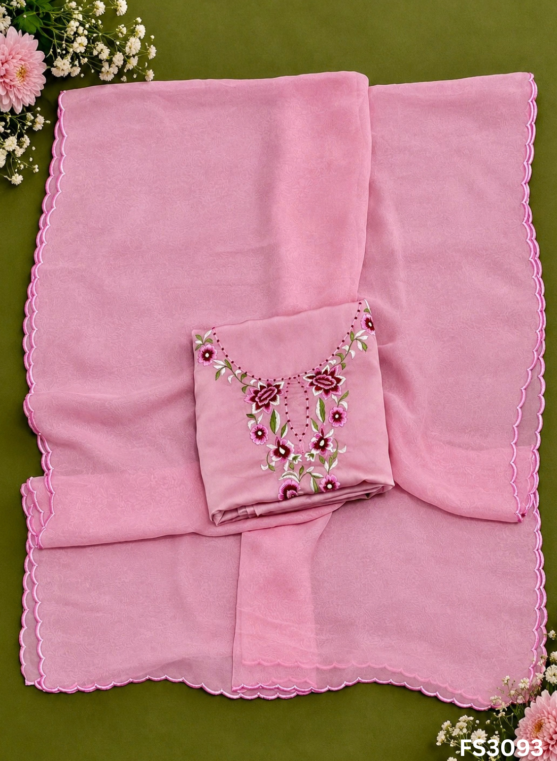 FS3093 | Velvet Silk | Party Wear | Wedding | Jaggo | Ring Ceremony | Festival