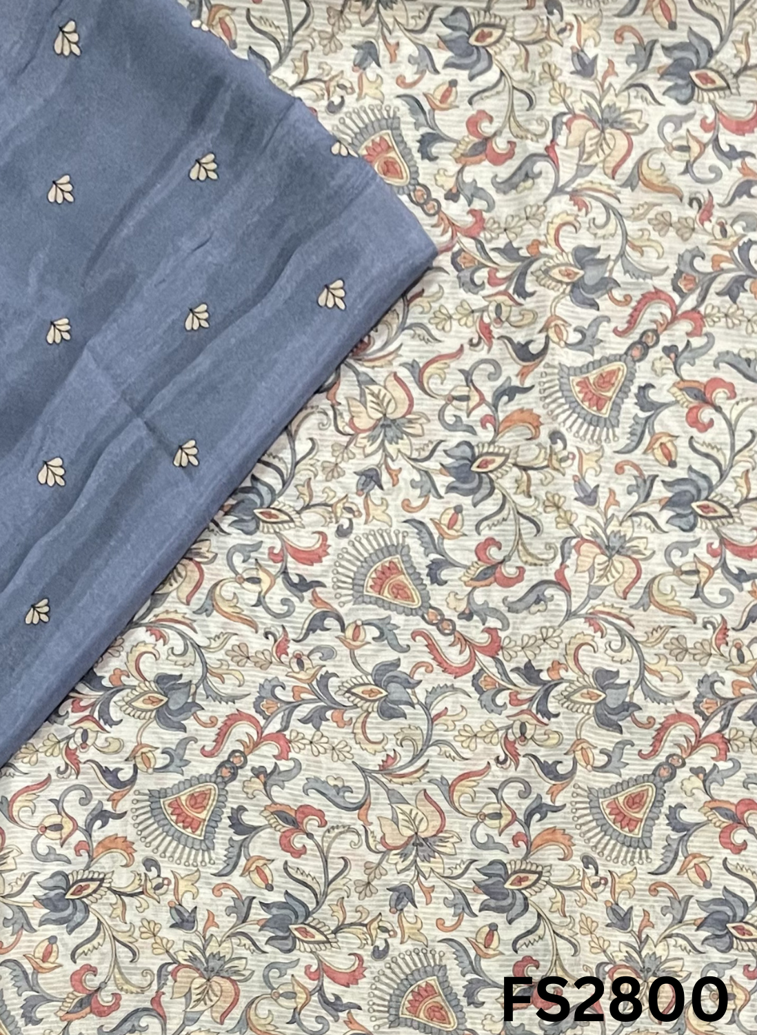 FS2800 |  Viscose Muslin Cotton Suit | Casual wear  | Summer Suits | Regular  wear |