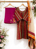 FS1421 | Rust Shade | Phulkari Suit | Party Wear | Wedding | Jaggo | Festival