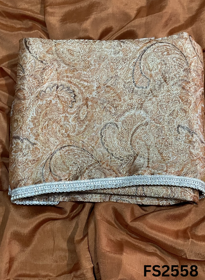FS2558 | RUST | ZAFIRA Silk | Suit | Wedding | Party Wear | Ring Ceremony | Festival Suit |