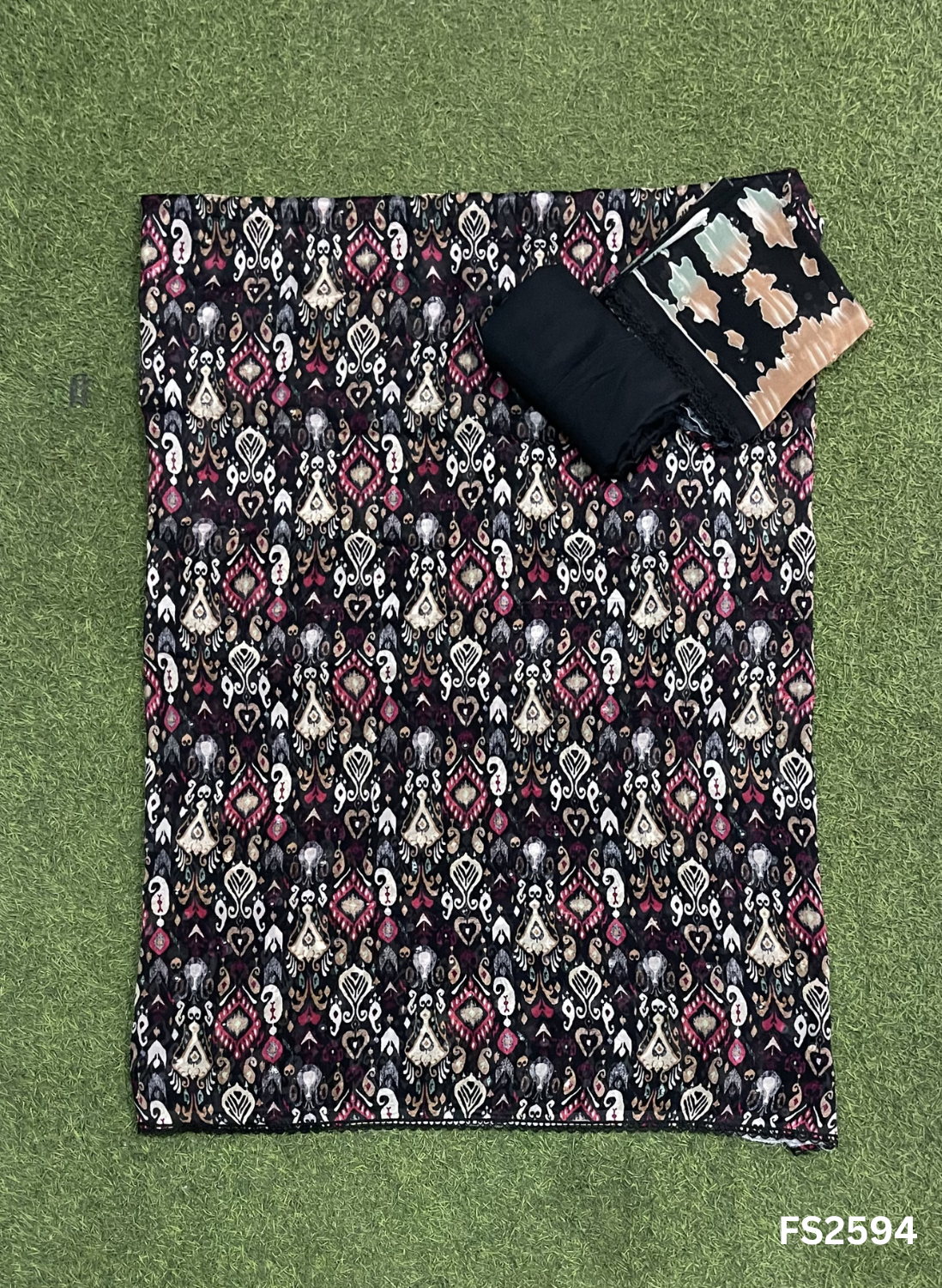 FS2594 | Black | Channon Suit | Casual wear | Summer Suits | Regular wear