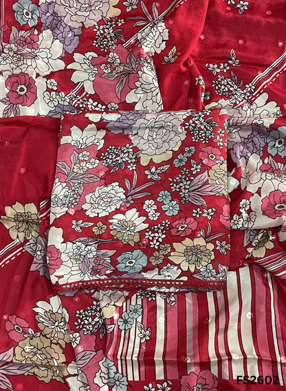 FS2602 | Cherry-Red | Channon Suit | Casual wear | Summer Suits | Regular wear