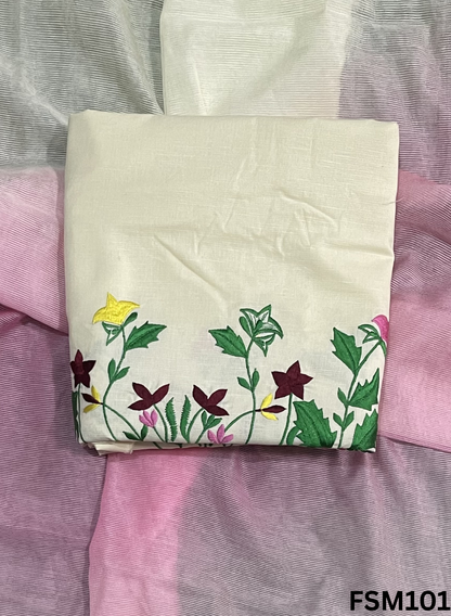 FSM101 | CREAM | Cotton Suit | Casual wear | Summer Suits | Regular  wear