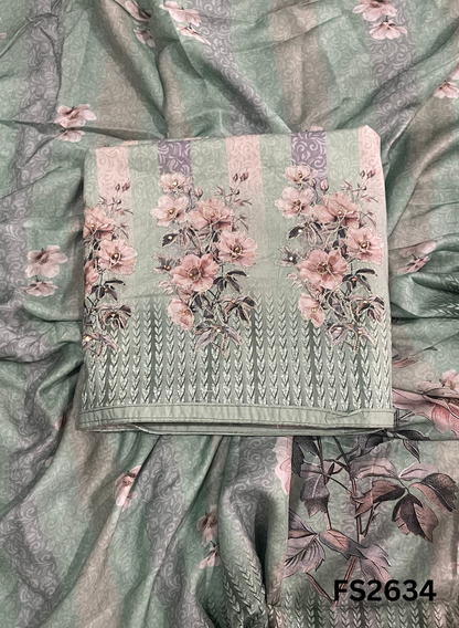 FS2634 | PINK |Cotton Suit | Casual wear | Summer Suits | Regular  wear