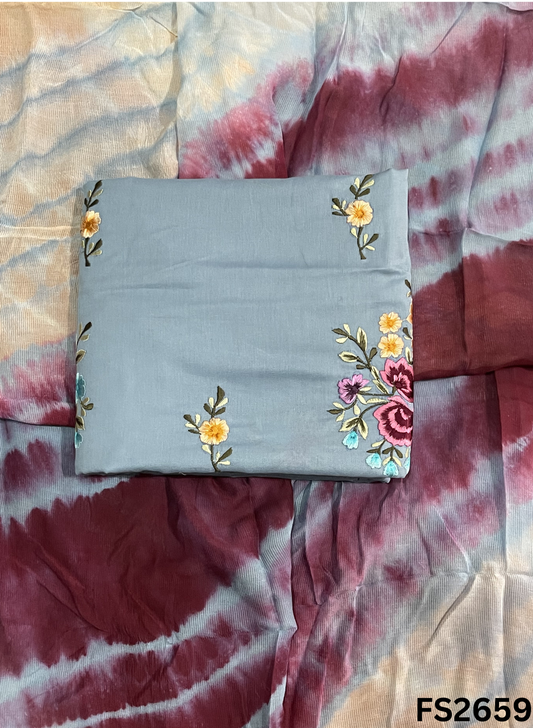 FS2659 | POWDER BLUE | Cotton Suit | Casual wear | Summer Suits | Regular wear