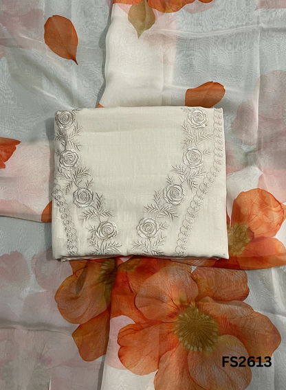 FS2613 | Cream | Mal  Cotton Suit | Casual Wear | Summer Suits | Regular wear
