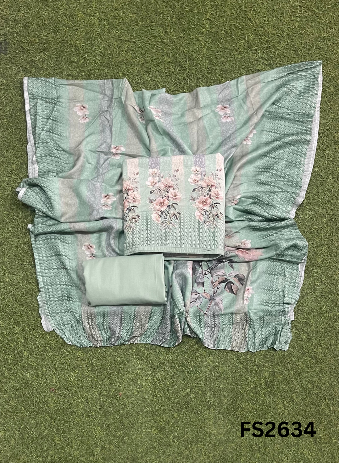 FS2634 | PINK |Cotton Suit | Casual wear | Summer Suits | Regular  wear