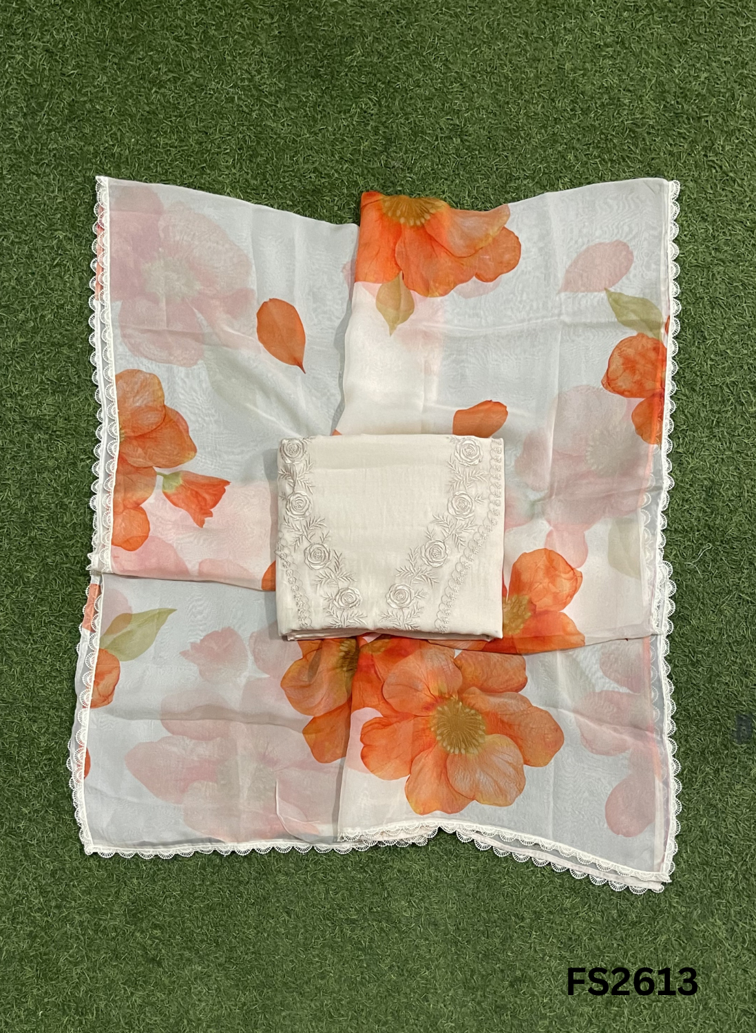 FS2613 | Cream | Mal  Cotton Suit | Casual Wear | Summer Suits | Regular wear