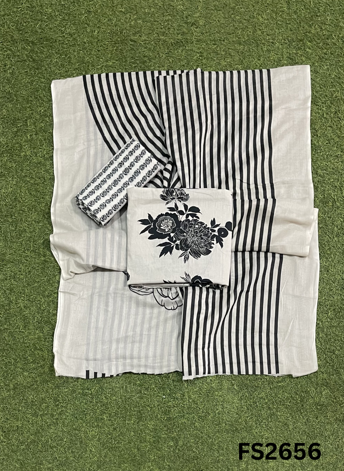 FS2656 | BLACK | Cotton Suit | Casual wear | Summer Suits | Regular wear