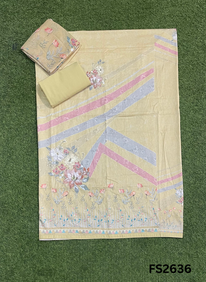 FS2636 | PISTA | Cotton Suit | Casual wear | Summer Suits | Regular  wear