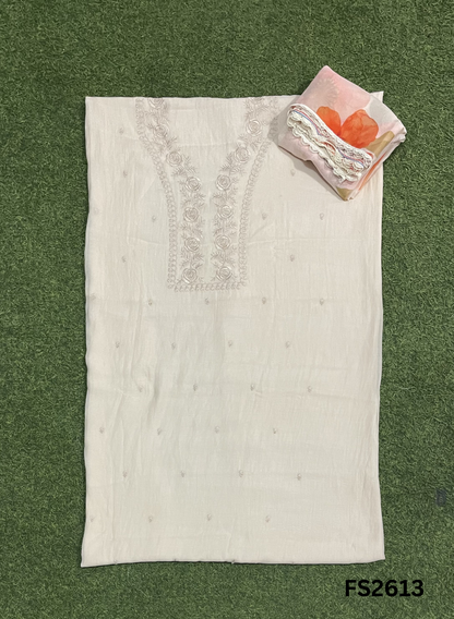 FS2613 | Cream | Mal  Cotton Suit | Casual Wear | Summer Suits | Regular wear