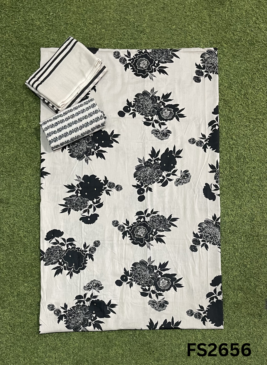 FS2656 | BLACK | Cotton Suit | Casual wear | Summer Suits | Regular wear