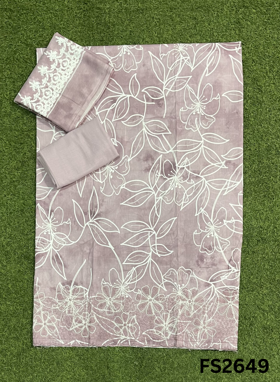 FS2649 | GREY | Cotton Suit | Casual wear  | Summer Suits | Regular wear